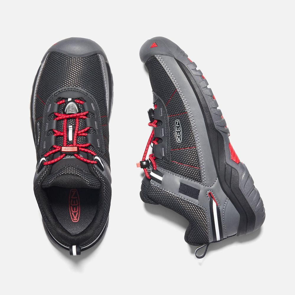 Keen Spor Ayakkabı Çocuk Gri/Kırmızı - Targhee Sport Vent Shoes - Türkiye MXGV03129